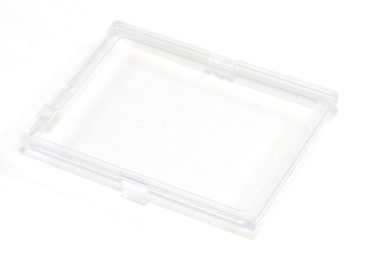Hammond 1597D2MPRTPC 1597DM Series Clear Top Cover With Inlay, Compatible With DIN 2 DIN Rail Enclosures.