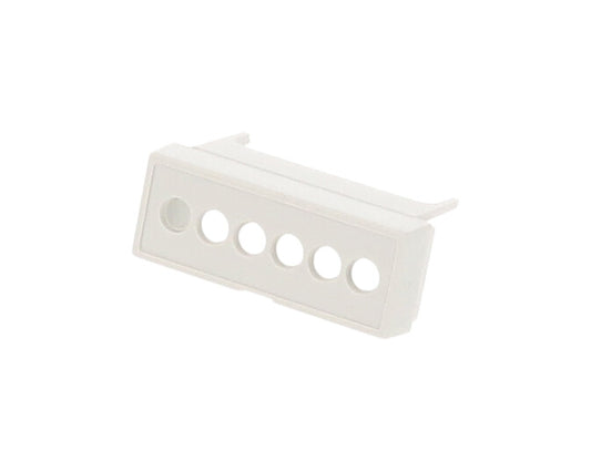 Hammond 1597D2MTC6 1597DM Series Terminal Cover With Holes, Compatible With DIN 2 DIN Rail Enclosures.