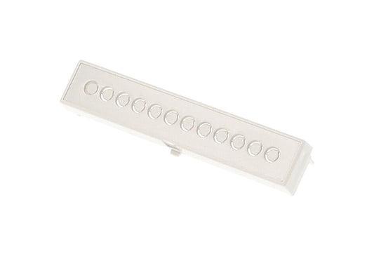 Hammond 1597D4MTCKO 1597DM Series Terminal Cover With Punch-Out Holes, Compatible With DIN 4 DIN Rail Enclosures.