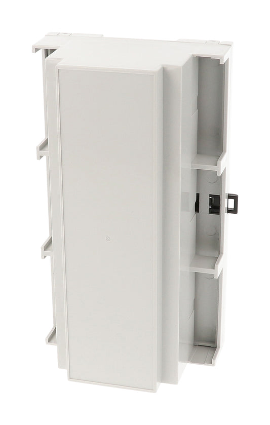 Hammond 1597DIN9MDC53 1597DM Series DIN Rail Mounted PPO Thermoplastic Enclosure, Closed Top, Closed Terminals, 90 mm x 155 mm x 58 mm.