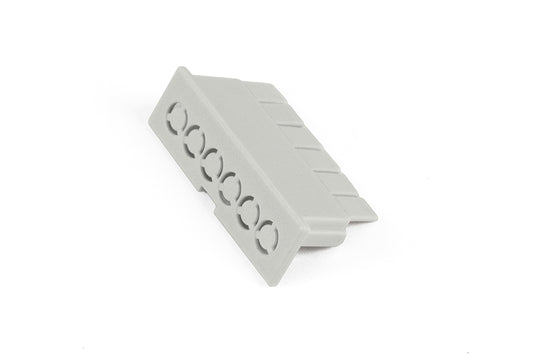 Hammond 1597DINCOV4GY 1597DIN Series Knockout Cover, Gray, For 1597DIN Modular DIN Rail Enclosures.