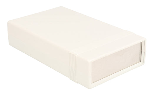 Hammond 1598ASGY 1598 Series General Purpose ABS Enclosure With Aluminum End Panels, IP54, 6.18" x 3.66" x 1.38", Gray.