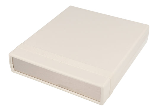 Hammond 1598BBSGY 1598 Series General Purpose ABS Enclosure With Aluminum End Panels, IP54, 7.05" x 6.1" x 1.38", Gray.