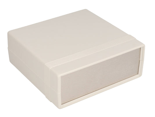 Hammond 1598BSGY 1598 Series General Purpose ABS Enclosure With Aluminum End Panels, IP54, 5.28" x 5.31" x 2.01", Gray.