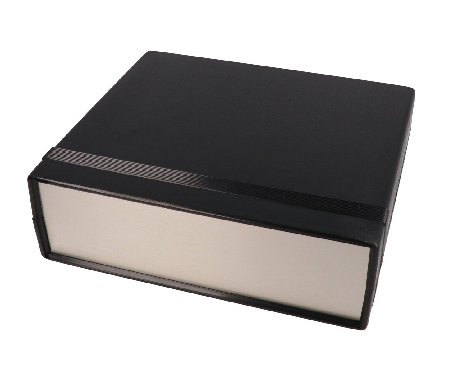 Hammond 1598DBK ABS Plastic Instrument Enclosure, Black (7.1" x 8.1" x 2.5")