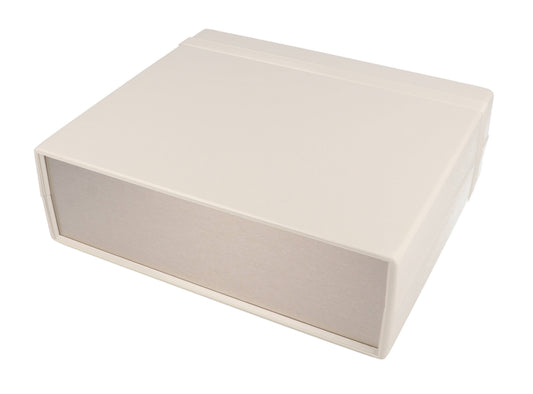 Hammond 1598DSGY 1598 Series General Purpose ABS Instrument Enclosure with Aluminum End Panels, 7.09" x 8.07" x 2.48", Gray.