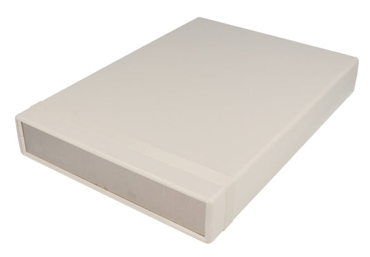 Hammond 1598HSGY 1598 Series General Purpose ABS Instrument Enclosure with Aluminum End Panels, 11.06" x 7.87" x 1.61", Gray.