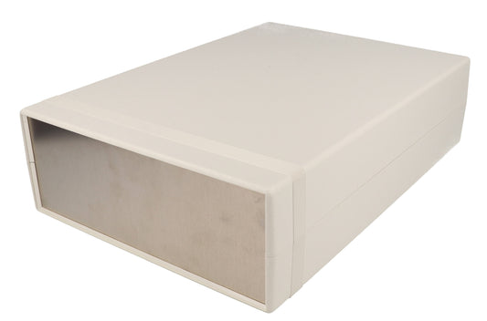 Hammond 1598JSGY 1598 Series General Purpose ABS Instrument Enclosure with Aluminum End Panels, 11.02" x 7.87" x 2.99", Gray.