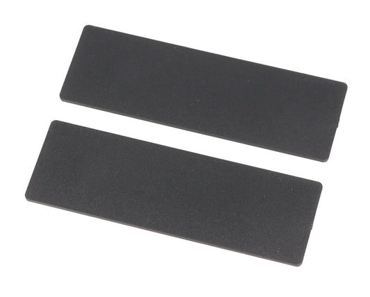 Hammond 1598PLABK Black Plastic End Panel Pair for 1598A Series Instrument Enclosures.
