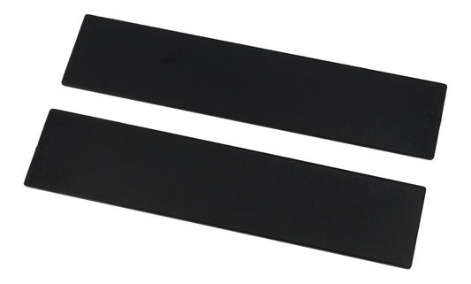 Hammond 1598PLFBK Black Plastic End Panel Pair for 1598F Series Instrument Enclosures.