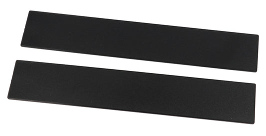 Hammond 1598PLHBK Black Plastic End Panel Pair for 1598H Series Instrument Enclosures.