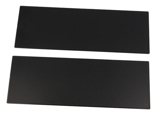 Hammond 1598PLJBK Black Plastic End Panel Pair for 1598J Series Instrument Enclosures.