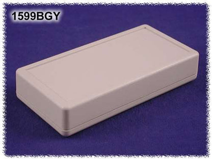 Hammond 1599BGY ABS Plastic Hand Held Enclosure, Gray (5.1" x 2.6" x 1")