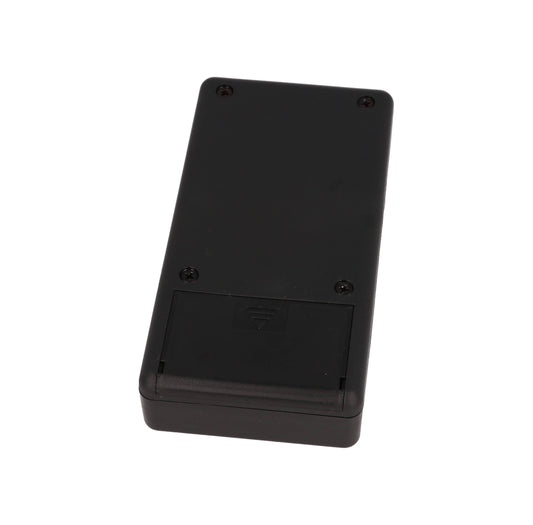 Hammond 1599BBKBAT 1599 Series ABS Hand Held Enclosure with Battery Door, 5.12" x 2.56" x 1.02", Black.