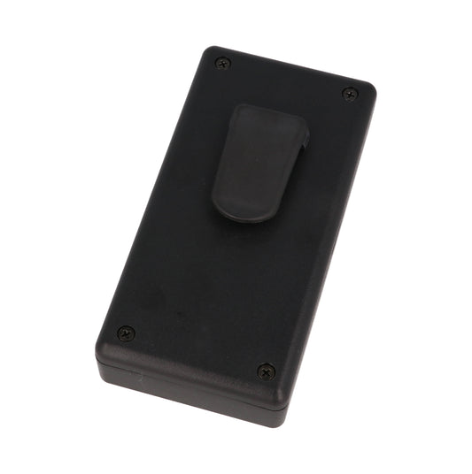 Hammond 1599BBKCP 1599 Series ABS Hand Held Enclosure and Belt Clip, 5.12" x 2.56" x 1.02", Black.