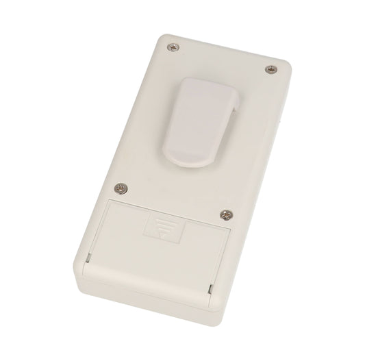 Hammond 1599BGYBATCP 1599 Series ABS Hand Held Enclosure with Battery Door and Belt Clip, 5.12" x 2.56" x 1.02", Gray.