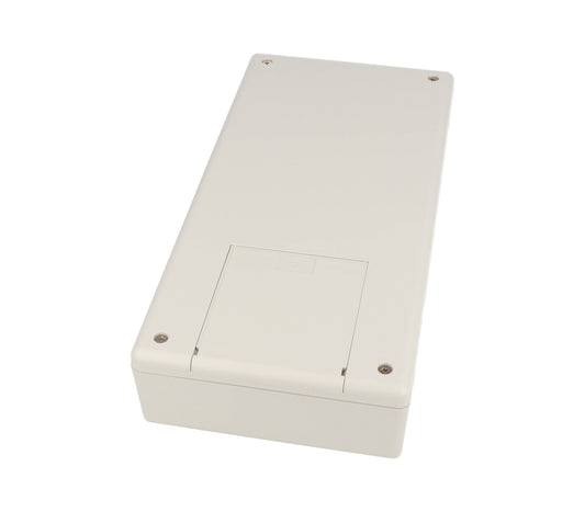 Hammond 1599HGYBAT 1599 Series ABS Hand Held Enclosure with Battery Door, 8.66" x 4.33" x 1.77", Gray.