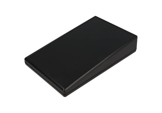 Hammond 1599KTLBK 1599T Series ABS Sloping Console, Long Slope, 8.66" x 5.51" x 1.81", Black.