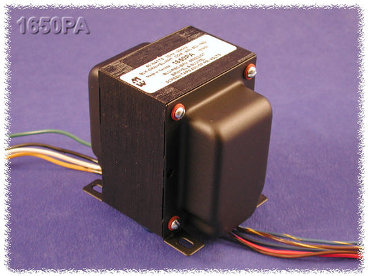 Hammond 1650PA Output Transformer, Push-Pull, 60W, Primary 6,600 CT, 200 mA., Secondary 4-8-16