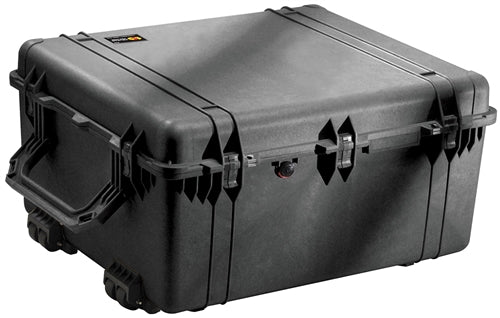 Pelican 1690 Protector Transport Case with Foam & Wheels, Black (ID 30.13"L x 25.13"W x 15.36"D) Mfr# 1690-000-110