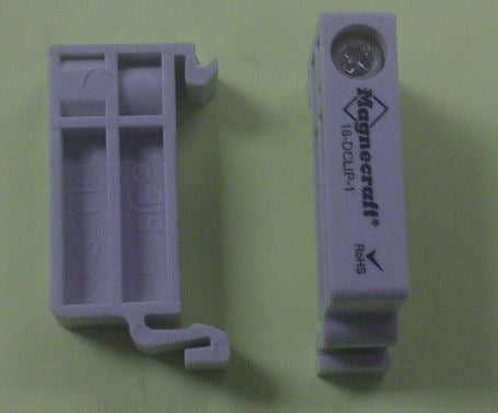Schneider 16-DCLIP-1 DIN Rail End Clip with Locking Screw