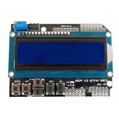 Osepp 16X2SHD-01 LCD Display and Keypad Shield - 16 x 2, Arduino Return Policy: Experimental Use, Not Returnable