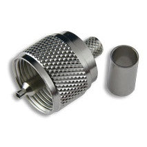 TCC 17-03F-7-DNN UHF Male Crimp Connector for RG58