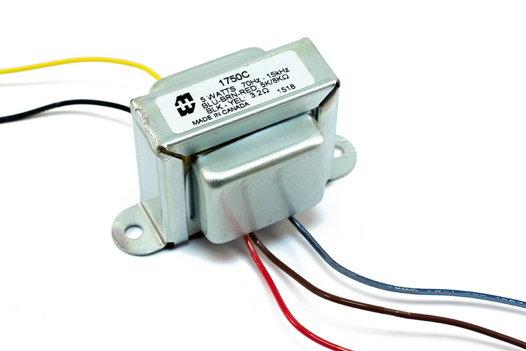 Hammond 1750C Output Transformer, Guitar Amp, 5,000/8,000 Ohm Pri., 3.2 Ohm Sec., 5W