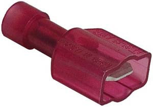PICO 1764-CP Red 22-18AWG .250" Male Quick Connector, Fully Nylon Insulated, 100/Pack (Mates to 1765)