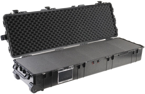 Pelican 1770 Protector Long Case with Foam & Wheels, Black (ID 54.58" x 15.58" x 8.63") Mfr# 017700-0000-110