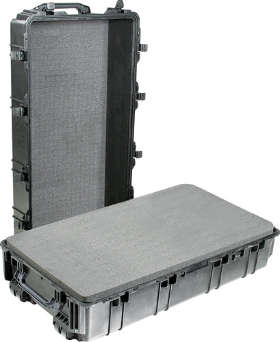 Pelican 1780 Protector Transport Case with Foam & Wheels, Black (ID 42.00"L x 22.00"W x 15.10"D) Mfr# 1780-000-110
