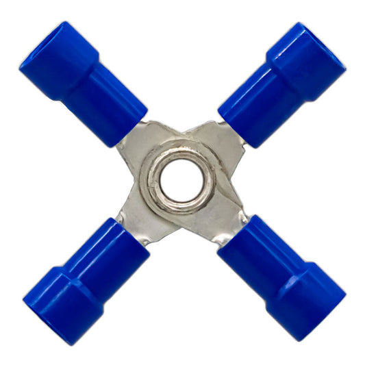 PICO 1821-BP 16-14 AWG Vinyl 4-Way Connectors, 2-Piece
