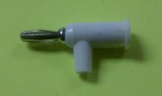 Pomona Stacking White Banana Plug 1825-9