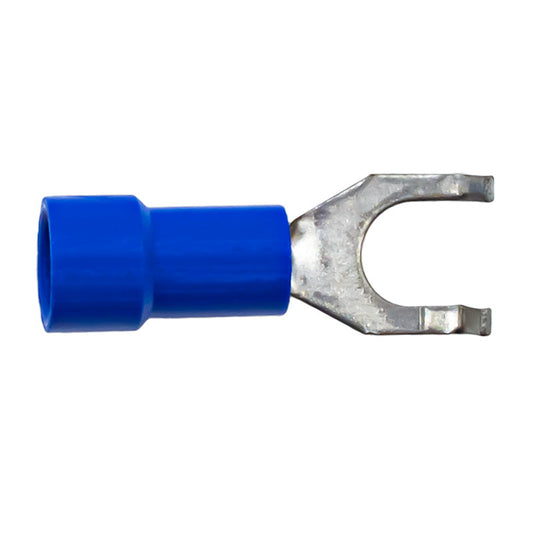PICO 1835-CS 16-14 AWG #10 Vinyl Insulated Flanged Spade Connectors, 100-Piece
