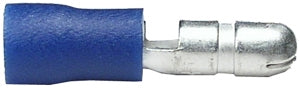 PICO 1858-CS Blue 16-14AWG .157" Male Bullet Connector, Vinyl Insulated, 100/Pack