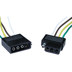 PICO 1874-BP 18 AWG 12" 4 Pin Moisture Proof Trailer Connector, 1-Piece