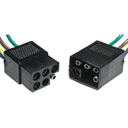PICO 1875-BP 18 AWG 12" 5 Pin Square Trailer Connector, 1-Piece