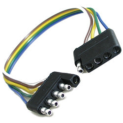 PICO 1894-11 16 AWG 12" 5 Pin Square Trailer Connector, 1-Piece