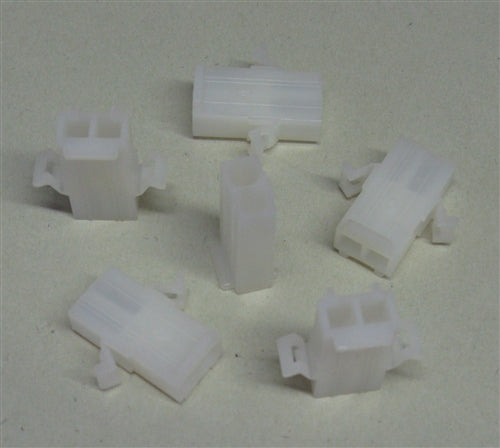 Molex .093" 2 Pin Panel Mount Locking Plug 19-09-2028 **CLEARANCE**