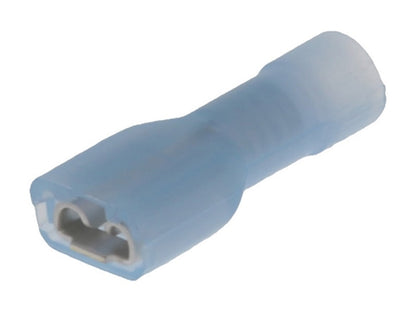 Molex 19003-0050 Blue 16-14AWG .187" Female Quick Connector, Fully Nylon Insulated, 100/Pack