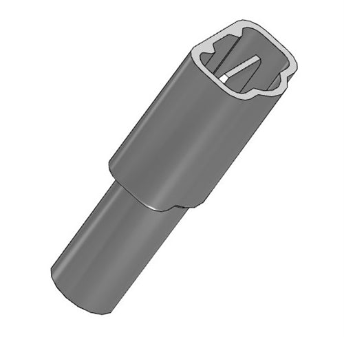 Molex 19004-0001 Red 22-18AWG .250" Male Quick Connector, Fully Nylon Insulated, 100/Pack