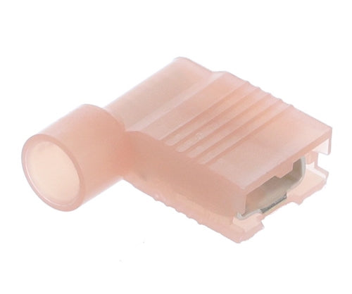 Molex 19007-0001 Red 22-18AWG .250" Female Flag Connector, Fully Nylon Insulated, 100/Pack