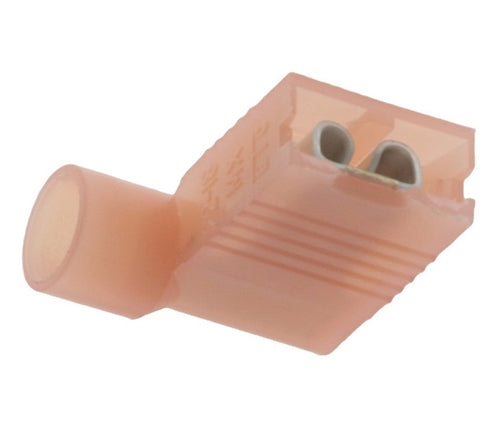 Molex 19007-0009 Red 22-18AWG .187" Female Flag Connector, Fully Nylon Insulated, 100/Pack