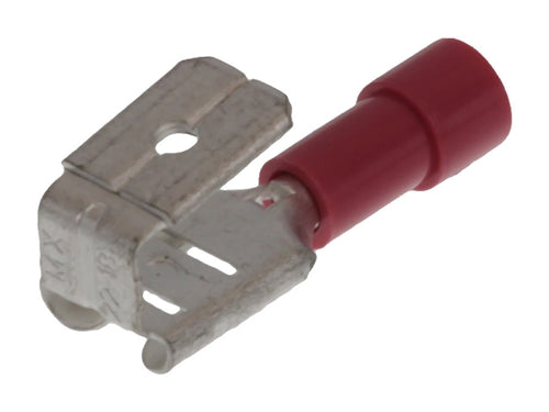 Molex 19011-0035 Red 22-18AWG .250" Piggyback Quick Connector, Vinyl Insulated, 100/Pack