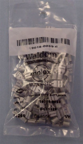 Molex 19016-0069 Non-Insulated 12-10AWG .250" Female Quick Connector, 100/Pack