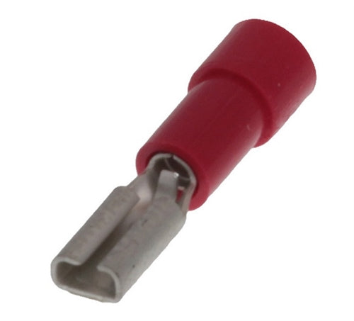 Molex 19017-0005 Red 22-18AWG .110" Female Quick Connector, Vinyl Insulated, 100/Pack