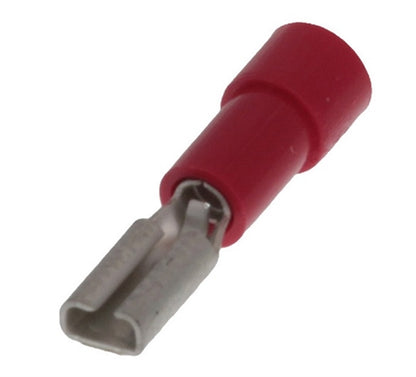 Molex 19017-0005 Red 22-18AWG .110" Female Quick Connector, Vinyl Insulated, 100/Pack