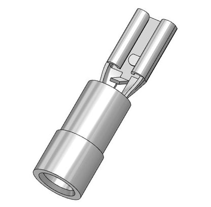 Molex 19017-0023 Blue 16-14AWG .110" Female Quick Connector, Fits Blades .020" Thick, Vinyl Insulated, 100/Pack