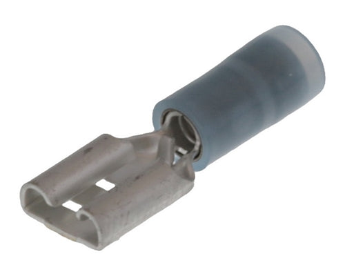 Molex 19019-0031 Blue 16-14AWG .250" Female Quick Connector, Nylon Insulated, 100/Pack