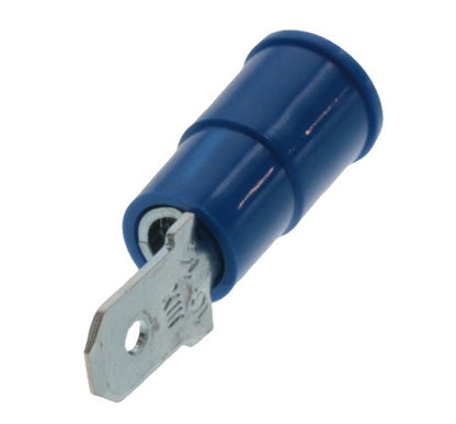 Molex 19023-0010 Blue 16-14AWG .187" Male Quick Connector, Vinyl Insulated, 100/Pack